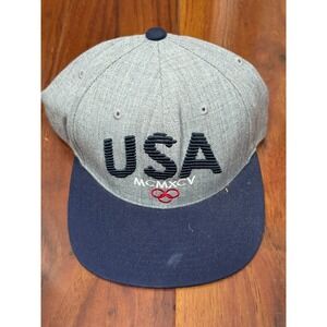Starter x 10.Deep USA MCMXCV SnapBack Hat Blue Grey Olympic Retro Wool Blend